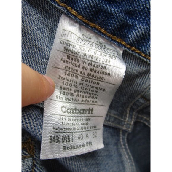 Carhartt Jeans 40X32 Relaxed Fit Denim Work Y2K Pants Loose Grunge * - Picture 13 of 14